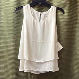 Elegant White Sleeveless Top